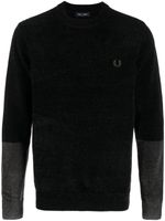 Fred Perry pull à logo brodé - Noir