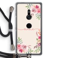Rozen: Sony Xperia XZ2 Transparant Hoesje met koord Rozen: Sony Xperia XZ2 Transparant Hoesje met koord