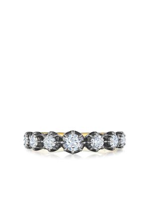 FRED LEIGHTON bague 7 en or 18ct ornée de diamants