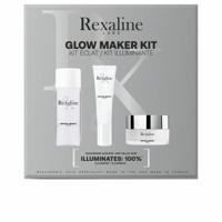 Cosmeticaset voor Dames Rexaline Crystal Bright Glow 3 Onderdelen