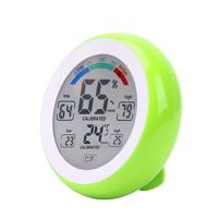 TS-S93 multifunctionele Digitale Thermometer Hygrometer temperatuur vochtigheid Meter Max Min waarde Trend Display C/Funit(Green)
