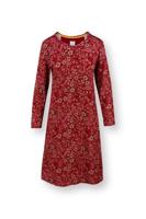 Pip Studio Pip Studio Danai Long Sleeve Nightdress Daisy Dreams Red L