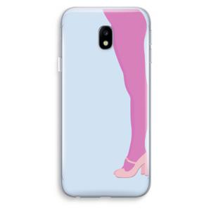 Pink panty: Samsung Galaxy J3 (2017) Transparant Hoesje