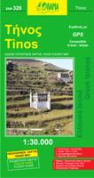 Wegenkaart - landkaart 320 Tinos | Orama Wegenkaart - landkaart 320 Tinos | Orama