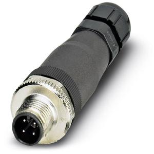 Phoenix Contact 1556870 Sensor/actuator connector, niet geassembleerd M12 Aantal polen: 4 Stekker, recht 1 stuk(s)