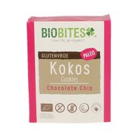 Biobites Kokos Chocolate Chip Cookies 65 gram - thumbnail