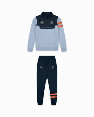 Black Bananas Limit V2 Trainingspak Kids Donkerblauw - Maat 176 - Kleur: DonkerblauwLichtblauw | Soccerfanshop