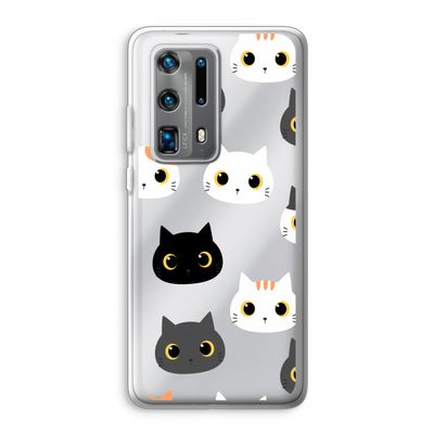 Katten: Huawei P40 Pro Plus Transparant Hoesje