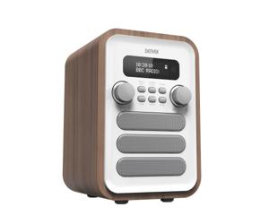 Denver DAB-48WHITE radio Persoonlijk Digitaal Wit, Hout