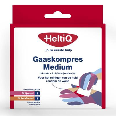 Heltiq Gaaskompres 8.5 x 5cm zestientje