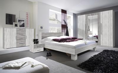 Home365 Houten Bed Verona - Wit - incl. Nachtkastjes
