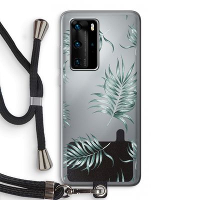 Simple leaves: Huawei P40 Pro Transparant Hoesje met koord