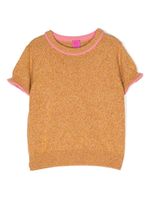 Cashmere in Love Kids t-shirt Brighton en coton mélangé - Jaune