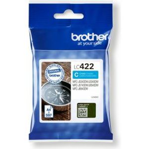Brother LC-422C inktcartridge 1 stuk(s) Origineel Cyaan