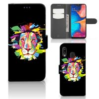 Samsung Galaxy A30 Leuk Hoesje Lion Color