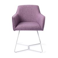 Jesper Home Hofu eetkamerstoel beehive white Violet Daisy