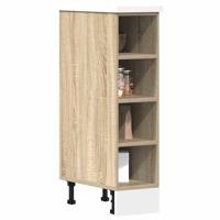 Onderkast 20x44,5x81,5 cm bewerkt hout sonoma eikenkleurig Onderkast 20x44,5x81,5 cm bewerkt hout sonoma eikenkleurig