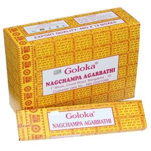 Goloka Wierook Nag Champa (12 pakjes)