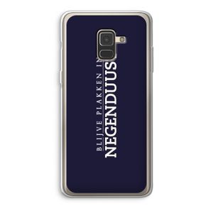 Blijve plakken in Negenduust: Samsung Galaxy A8 (2018) Transparant Hoesje