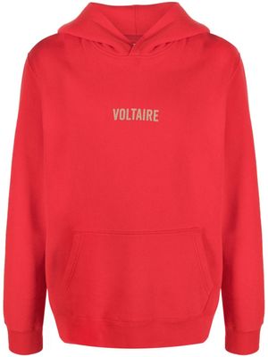 Zadig&Voltaire hoodie à logo imprimé - Rouge