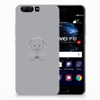 Huawei P10 Telefoonhoesje met Naam Grijs Baby Olifant