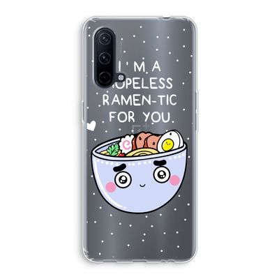 I'm A Hopeless Ramen-Tic For You: OnePlus Nord CE 5G Transparant Hoesje
