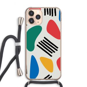Illustratieve pop 1: iPhone 11 Pro Max Transparant Hoesje met koord