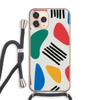 Illustratieve pop 1: iPhone 11 Pro Max Transparant Hoesje met koord