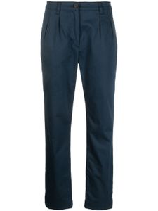 Rossignol pantalon en coton à coupe droite - Bleu