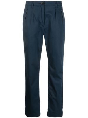 Rossignol pantalon en coton à coupe droite - Bleu