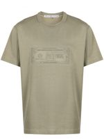 Alexander Wang t-shirt à motif embossé - Vert