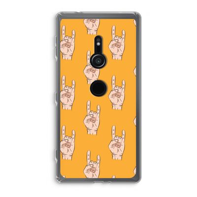 Rock: Sony Xperia XZ2 Transparant Hoesje