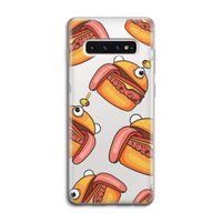 Hamburger: Samsung Galaxy S10 4G Transparant Hoesje
