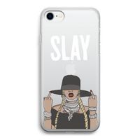 Slay All Day: iPhone SE 2020 Transparant Hoesje