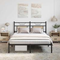 Bedframe zonder matras hout sonoma eikenkleurig 150x200 cm