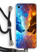 Fire & Ice: Huawei Y6s Transparant Hoesje met koord