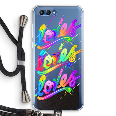 Loves: Honor 10 Transparant Hoesje met koord