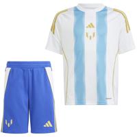 adidas Messi Trainingsset Kids Wit Blauw Lichtblauw Goud - thumbnail