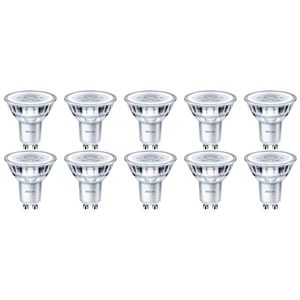 PHILIPS - LED Spot 10 Pack - CorePro 840 36D - GU10 Fitting - Dimbaar - 5W - Natuurlijk Wit 4000K | Vervangt 50W