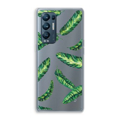 Lange bladeren: Oppo Find X3 Neo Transparant Hoesje