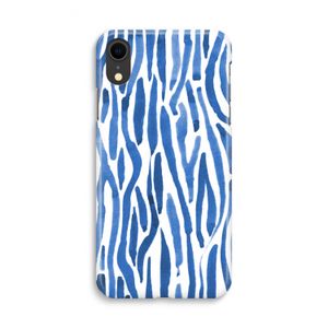 Blauwe nerven: iPhone XR Volledig Geprint Hoesje