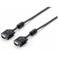 Equip 118810 VGA kabel 1 m VGA (D-Sub) Zwart - thumbnail