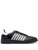 DSQUARED2 baskets à détail rayé - Noir
