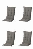 Kussen hoog 50x123 outdoor Oxford grijs (4 stuks) Madison - Madison