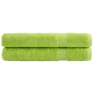 VidaXL Saunadoeken solund 2 st 600 g/m² 80x200 cm appelgroen