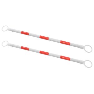 VidaXL Pylonstangen inklapbaar 116-197 cm kunststof 2 st
