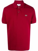 Lacoste polo à patch logo - Rouge