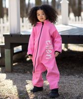Waterproof Softshell Overall Comfy Pink Bodysuit - thumbnail
