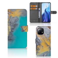 Xiaomi Mi 11 | Bookcase | Marble Blue Gold