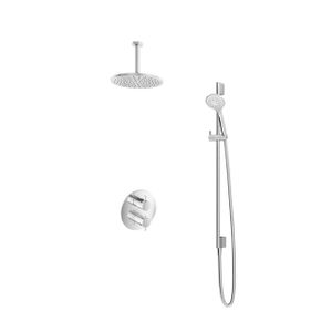 Hotbath Get together IBS2RA Regendoucheset inbouw - 15cm plafondarm - 25cm ronde hoofddouche - 3 standen handdouche glijstang - chroom IBS2RACR1247